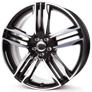 Диск Ronal R58 Schwarz-Frontkopiert R22 W10.0 PCD5x120 ET45 DIA72.5