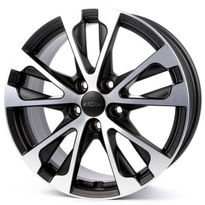 Диск Ronal R61 Jetblack Matt Frontkopiert R17 W7.5 PCD5x112 ET45 DIA76.0