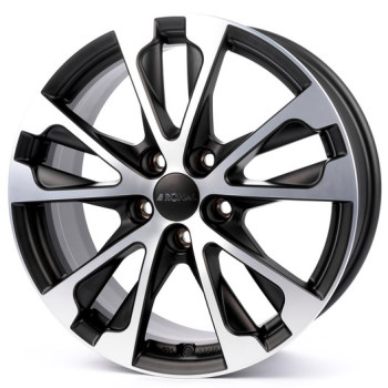 Диск Ronal R61 Jetblack Matt Frontkopiert R17 W7.5 PCD5x114.3 ET40 DIA82.00