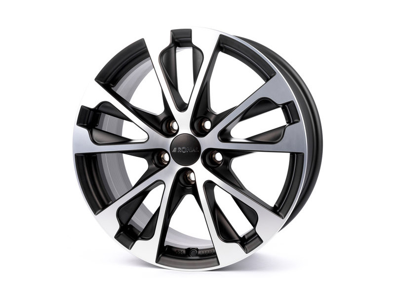 Диск Ronal R61 Jetblack Matt Frontkopiert R17 W7.5 PCD5x108 ET55 DIA76.0