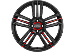Диск Ronal R57 MCR  Jetblack Red Spoke R17 W7.5 PCD5x105 ET42 DIA56.5