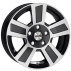 Alutec Tigris W6.0 R14 PCD5x112 ET30 DIA66.6 Black Polished