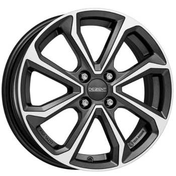 Dezent KT W6.0 R15 PCD4x100 ET48 DIA54.1 Dark