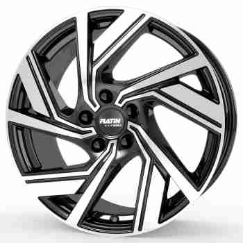 Диск Platin P114 Black Front Polished R19 W8.0 PCD5x108 ET43 DIA73.1