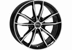 Диск Rial X12 diamond black front polished R18 W8.0 PCD5x112 ET30 DIA66.5