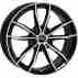 Диск Rial X12 diamond black front polished R18 W8.0 PCD5x112 ET30 DIA66.5