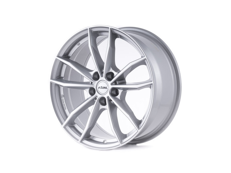 Диск Rial X12X polar silver R20 W9.0 PCD5x112 ET38 DIA66.5