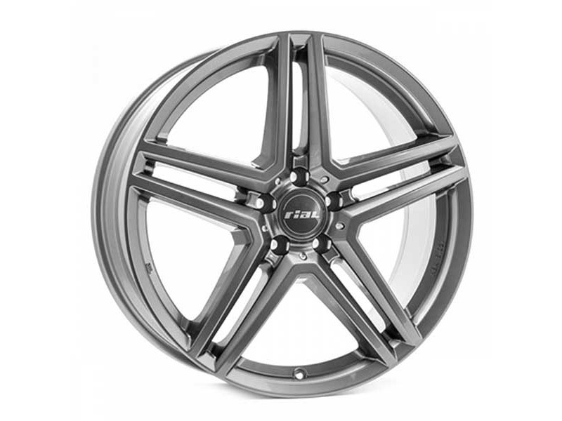Диск Rial M10 metal grey R18 W8.5 PCD5x112 ET48 DIA66.6