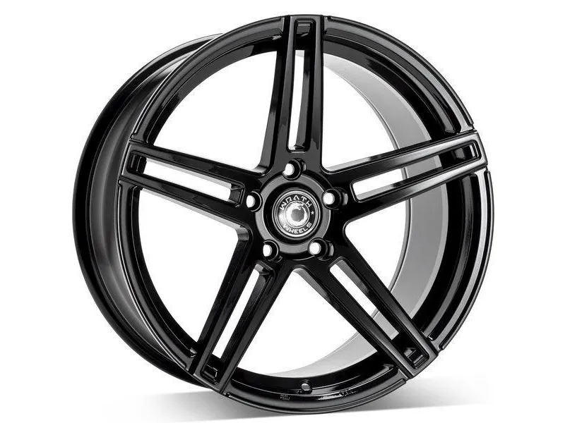 Диск Wrath Wheels WF-1 BLK R19 W9.5 PCD5x120 ET40 DIA74.1