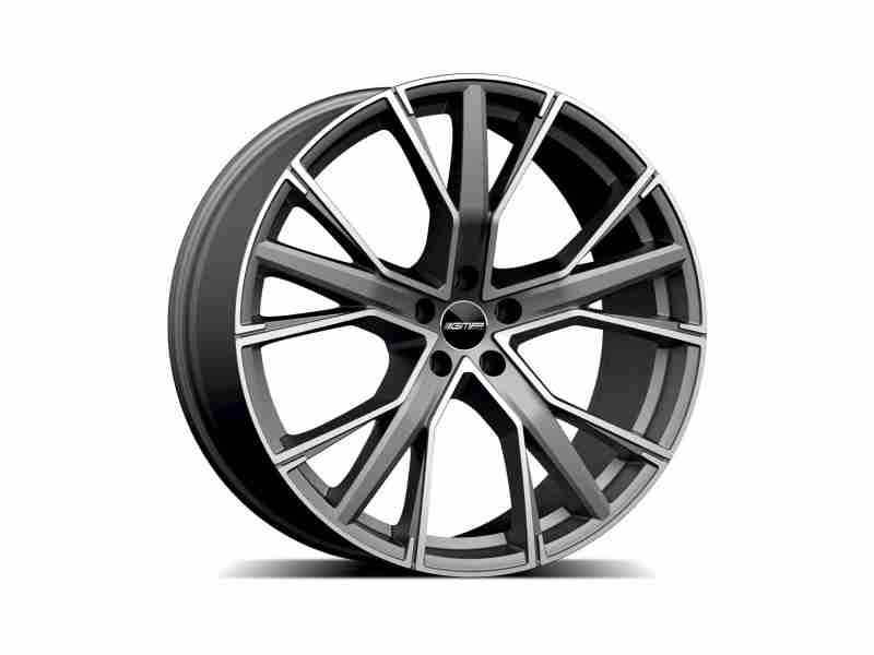 Диск GMP Italia Gunner Matt Anthracite Diamond R22 W10.0 PCD5x112 ET35 DIA66.5