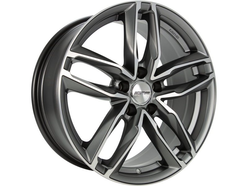 Диск GMP Italia Atom LP Anthracite Diamond R18 W8.0 PCD5x112 ET25 DIA66.5