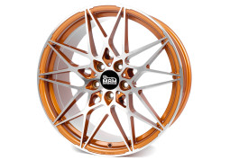 Диск MAM B2 Acid Orange Front Polished R20 W8.5 PCD5x112 ET30 DIA72.6