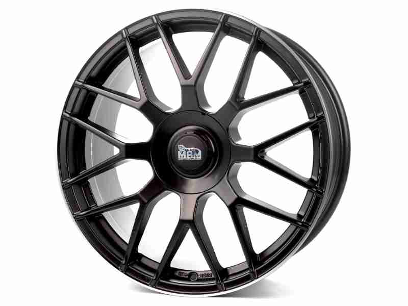 Диск MAM GT1 Matt Black Lip Polished R18 W8.0 PCD5x100 ET30 DIA66.6