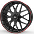 Диск MAM GT1 Matt Black Lip Red R19 W8.5 PCD5x100 ET30 DIA66.6