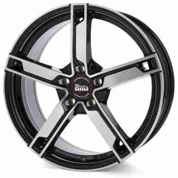 Диск MAM W4 Black Front Polished R18 W7.5 PCD5x108 ET45 DIA72.6