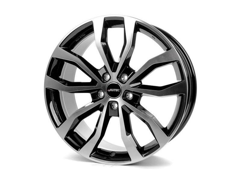 Диск Autec Uteca Black Front Polish R18 W8.5 PCD5x114.3 ET40 DIA64.2