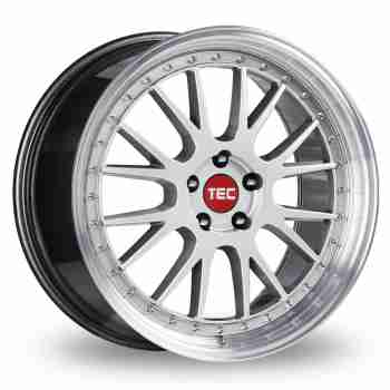 Диск Tec Speedwheels GT EVO Silver Polished Lip R18 W8.0 PCD5x112 ET35 DIA72.5