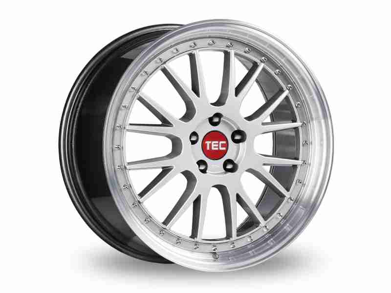 Диск Tec Speedwheels GT EVO Silver Polished Lip R18 W8.0 PCD5x112 ET35 DIA72.5