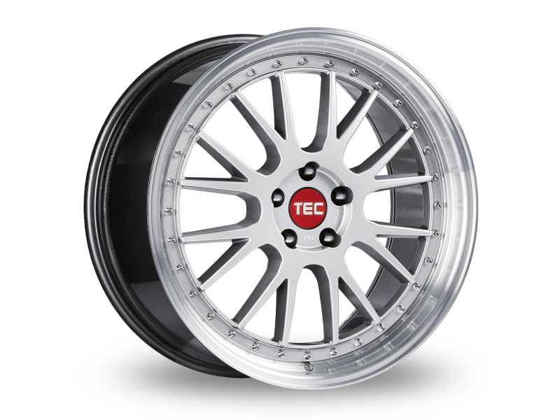 Диск Tec Speedwheels GT EVO Silver Polished Lip R18 W8.0 PCD5x112 ET35 DIA72.5