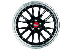 Диск Tec Speedwheels GT EVO Black Polished Lip R18 W8.0 PCD5x100 ET40 DIA64.1