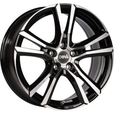 Диск DBV Andorra Black Front Polish R18 W8.0 PCD5x112 ET30 DIA74.1
