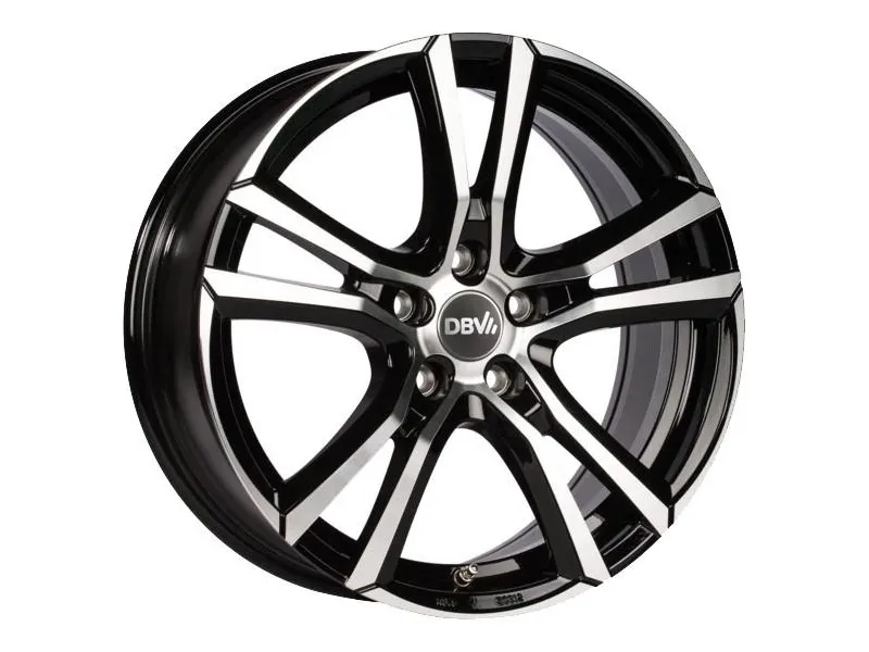 Диск DBV Andorra Black Front Polish R16 W6.5 PCD5x108 ET44 DIA74.1
