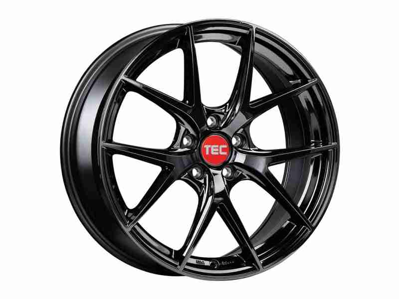 Диск Tec Speedwheels GT6 EVO Black Glossy R18 W8.0 PCD5x112 ET35 DIA72.5