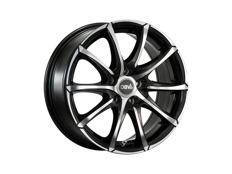 Диск DBV Tropez Black Front Polish R16 W6.5 PCD5x112 ET40 DIA66.6