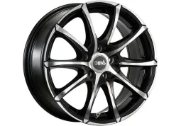 Диск DBV Tropez Black Front Polish R17 W7.5 PCD5x110 ET38 DIA65.1