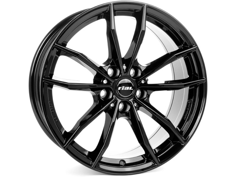 Диск Rial X12X Black Diamond R20 W9.0 PCD5x112 ET33 DIA66.5