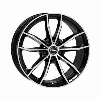 Диск Rial X12X Black Diamond Front Polished R19 W9.0 PCD5x112 ET38 DIA66.5