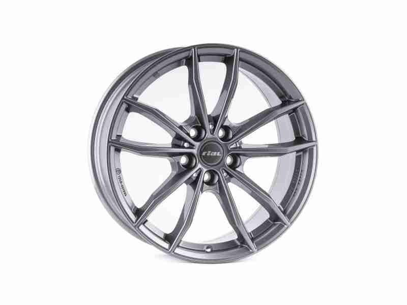 Диск Rial X12 Metal Grey R17 W7.5 PCD5x112 ET52 DIA66.5