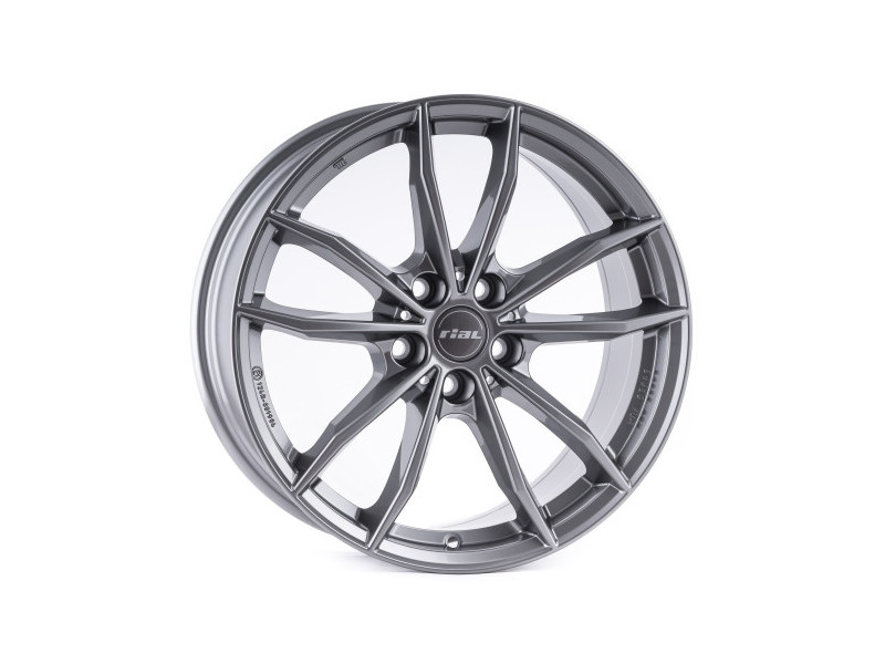Диск Rial X12 Metal Grey R19 W8.0 PCD5x112 ET47 DIA66.5