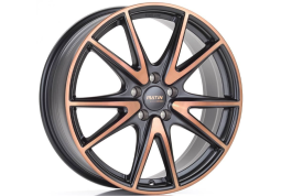 Диск Platin P99 W8.0 R19 PCD5x112 ET38 DIA66.5 Jetblack Copper Matt