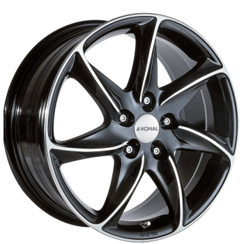 Диск Ronal R51 W6.5 R15 PCD5x100 ET38 DIA68.0 Jetblack-Frontkopiert