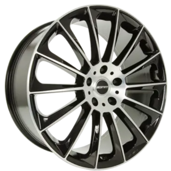 Диск GMP Italia STELLAR W9.0 R18 PCD5x112 ET50 DIA66.6 Black Diamond