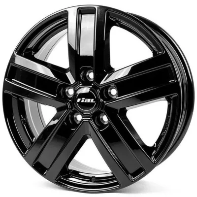 Диск Rial Transporter Diamond Black R17 W7.0 PCD5x108 ET45 DIA65.1