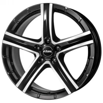Диск Rial Quinto black front polish R19 W9.0 PCD5x150 ET50 DIA110.1
