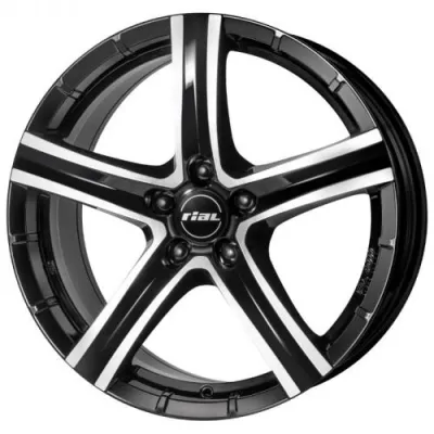 Диск Rial Quinto black front polish R19 W9.0 PCD5x150 ET50 DIA110.1