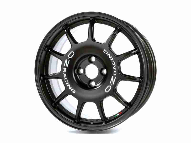 Диск OZ Leggenda Matt Black + White Lettering R17 W7.0 PCD4x100 ET37 DIA68.0