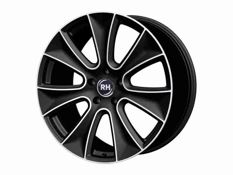 Диск RH Alurad NAJ II Black Front Polish R18 W8.0 PCD5x120 ET30 DIA72.6