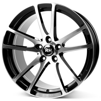 Диск RH Alurad BO Flowforming Black Front Polish R19 W9.5 PCD5x112 ET45 DIA72.6