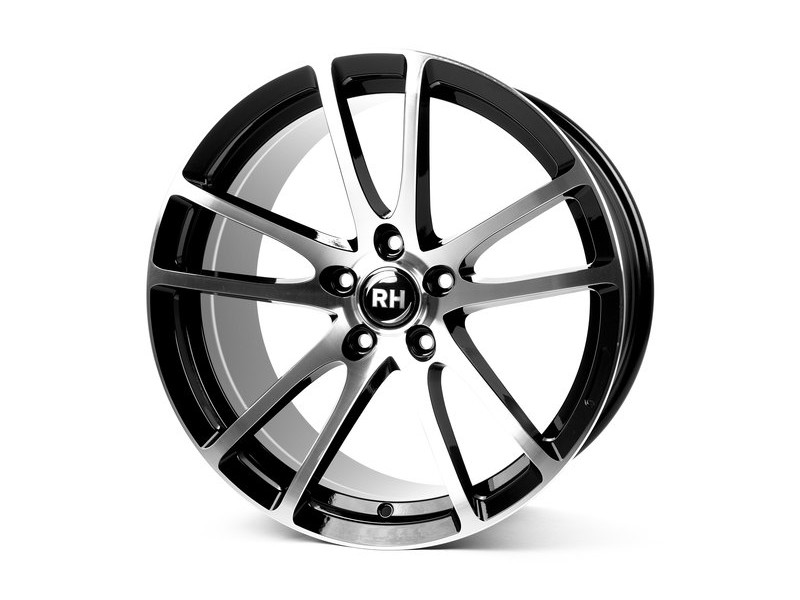 Диск RH Alurad BO Flowforming Black Front Polish R19 W9.5 PCD5x112 ET45 DIA72.6