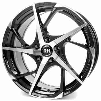 Диск RH Alurad RB12 Black Front Polish R19 W9.5 PCD5x120 ET45 DIA72.6