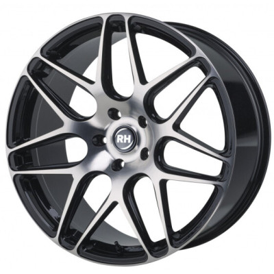 Диск RH Alurad RB11 Black Front Polish R20 W9.0 PCD5x112 ET55 DIA72.6