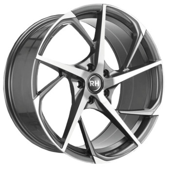 Диск RH Alurad RB12 Anthracite Polished Front R19 W9.5 PCD5x120 ET40 DIA74.1