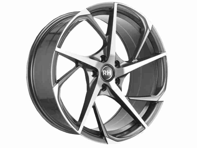 Диск RH Alurad RB12 Anthracite Polished Front R19 W9.5 PCD5x120 ET40 DIA74.1