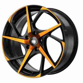 Диск RH Alurad RB12 Black Front Orange R19 W9.5 PCD5x120 ET45 DIA72.6