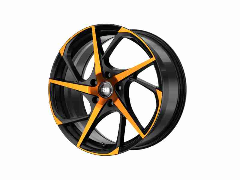 Диск RH Alurad RB12 Black Front Orange R19 W9.5 PCD5x120 ET45 DIA72.6