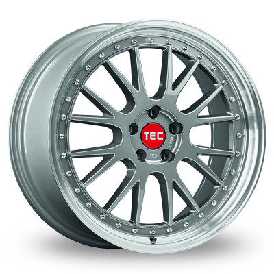 Диск Tec Speedwheels GT EVO Titan Polished Lip R18 W8.0 PCD4x100 ET35 DIA64.1